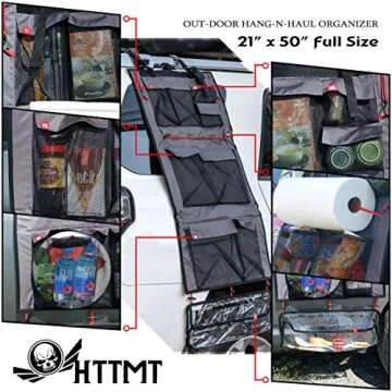 HTTMT HANG-N-HAUL Storage Organizer for Home and Camping