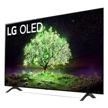LG OLED A1 Series 65” Alexa built-in 4k Smart TV, 60Hz Refresh Rate, AI-Powered 4K, Dolby Vision IQ and Dolby Atmos, WiSA Ready, Gaming Mode (OLED65A1PUA, 2021)