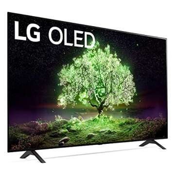 LG OLED A1 Series 65” Alexa built-in 4k Smart TV, 60Hz Refresh Rate, AI-Powered 4K, Dolby Vision IQ and Dolby Atmos, WiSA Ready, Gaming Mode (OLED65A1PUA, 2021)