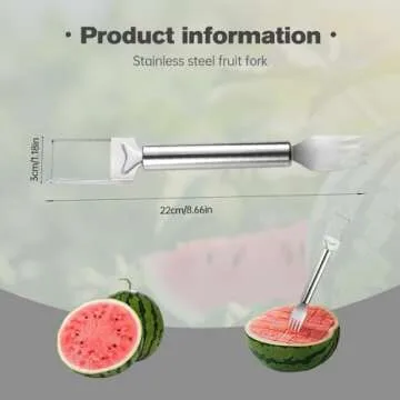 Premium Watermelon Cutter 2-in-1 - Perfect for All Fruit Lovers!