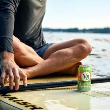 V8 Low Sodium 100% Vegetable Juice - 6 Pack of 11.5 fl oz Cans