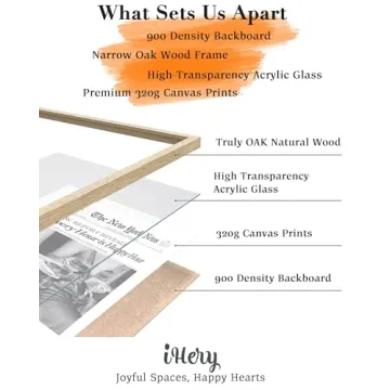 Stylish iHery Happy Hour Framed Newspaper Wall Art