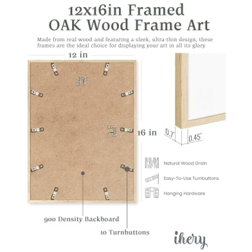 Stylish iHery Happy Hour Framed Newspaper Wall Art