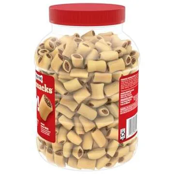 Milk-Bone MaroSnacks Dog Treats, Peanut Butter, 40 Ounce with Real Bone Marrow and Calcium