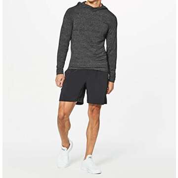 Lululemon Athletica Men's T.H.E. Short 11 Linerless (7 BLK (Linerless), M)