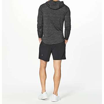 Lululemon Athletica Men's T.H.E. Short 11 Linerless (7 BLK (Linerless), M)