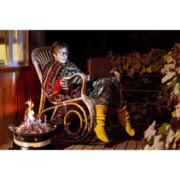 Outland Living 870 Premium Auto-Ignition Smokeless Outdoor Portable Propane Fire Pit with Cover & Ca...