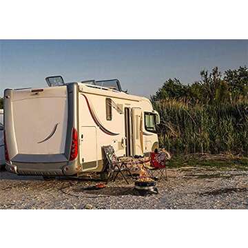 Outland Living 870 Premium Auto-Ignition Smokeless Outdoor Portable Propane Fire Pit with Cover & Carry Kit, 19-inch 58,000 BTU, Black