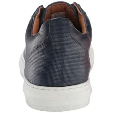 Steve Madden Men's SHOWTYME Sneaker, Navy Leather, 7.5 M US