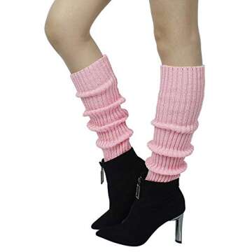 SUNTRADE Leg Warmers for Women & Girls - Ribbed Cuffs