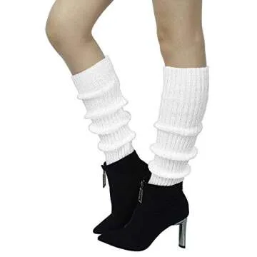 SUNTRADE Leg Warmers for Women & Girls - Ribbed Cuffs