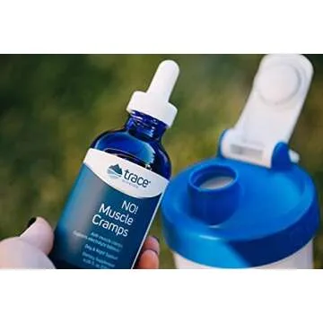 Trace Minerals NO! Muscle Cramps - Supports Dehydration & Aids Against Muscle Cramps - Electrolyte Support to Aid Endurance - Liquid Supplement with Magnesium & Potassium - 4.06 fl oz (60 Servings)