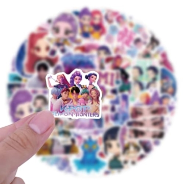 Demon Movie Hunters 55 Pcs Waterproof Stickers for All