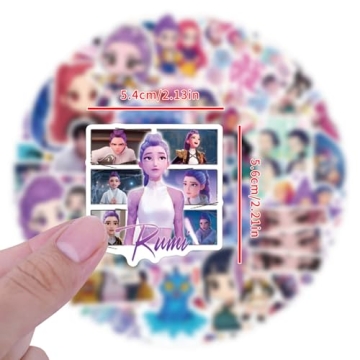 Demon Movie Hunters 55 Pcs Waterproof Stickers for All