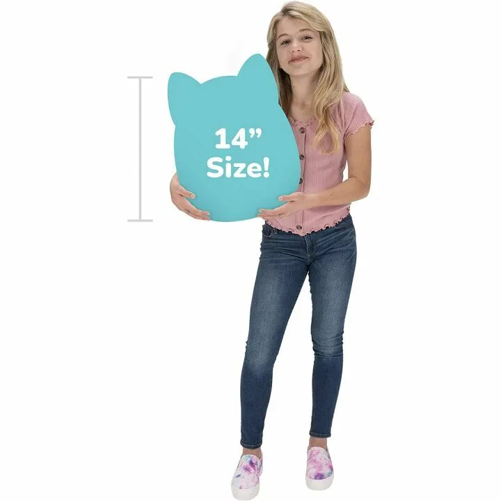 14-Inch Teal Pink Griffin Squishmallow Plush Toy