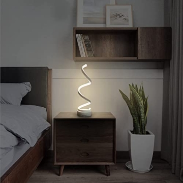Buy Makion Spiral LED Table Lamp - Unique Modern Design