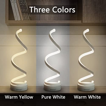 Buy Makion Spiral LED Table Lamp - Unique Modern Design