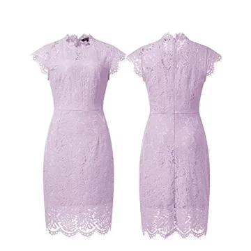 Elegant MEROKEETY Women's Sleeveless Cocktail Dress