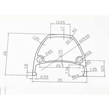 AUTES 26" Heavy Duty Aluminum Wheel for Bicycles