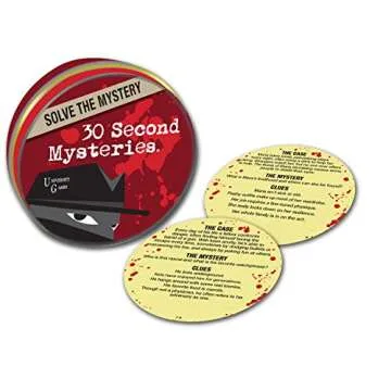 University Games Mystery, Mind and Logic - 30 Second Mysteries Red