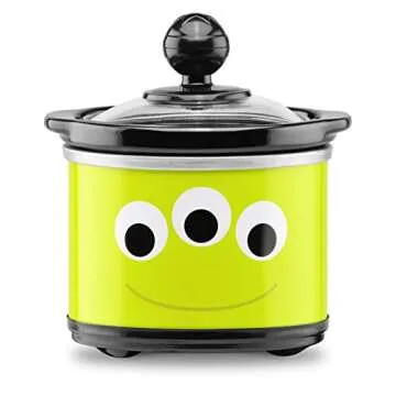 Disney Pixar Mini Dipper Set by Select Brands - 3 Slow Cooker Set for Disney Kitchen Appliances - Perfect for Appetizers, Cheese, Dips - 3 Slow Cookers - 20 Oz Slow Cookers