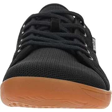 WHITIN Women's Barefoot Wide Width Toe Box Shoes Fashion Minimalist Sneakers Zero Drop Size 9 Road Running Gym Cute Training Walking Flat W81 Black 40