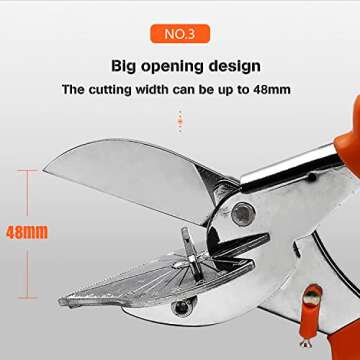 CarClothes Miter Snips - Multi Angle Shears for Precision Cutting