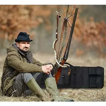 Tactical 37" Rifle Backpack: Durable Outdoor Shooting Case