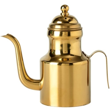 CARMELIT Stainless Steel Oil Bottle, 18oz Olive Oil Dispenser, Olive Oil Bottle with Drip Free Spout...