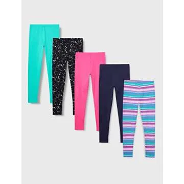 Amazon Essentials Girls and Toddlers' Leggings for Everyday Comfort