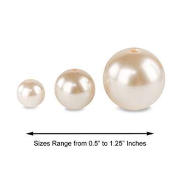 Elegant Glossy Polished Pearl Beads for Events & Jewelry