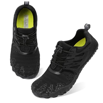 Unisex Quick Dry Aqua Hiking Shoes - All Black 11.5W/10.5M