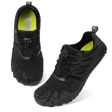 Unisex Quick Dry Aqua Hiking Shoes - All Black 11.5W/10.5M
