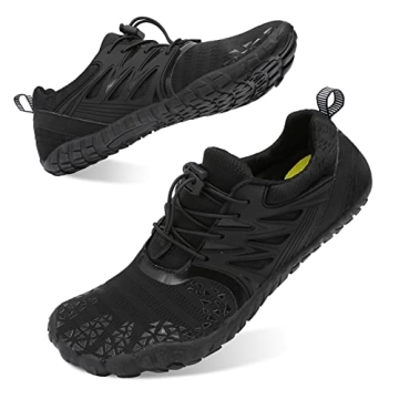 Unisex Quick Dry Aqua Hiking Shoes - All Black 11.5W/10.5M