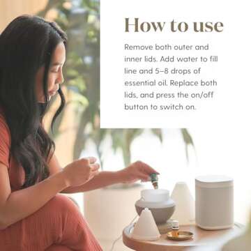 Young Living Dewdrop Diffuser - Ultrasonic Oil Vaporizer