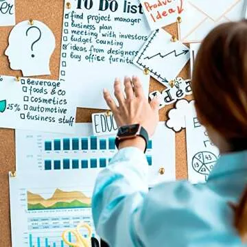 200 Count Gold Push Pins, Standard Plastic Head Steel Point Gold Thumb Tacks Bulletin Board Pins Decorative Push Pins for Cork Board Wall Hanging Bulletin Board Gold Office Supplies