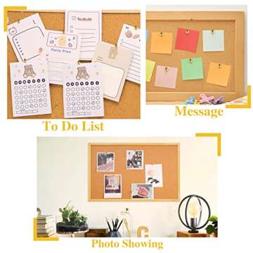 200 Count Gold Push Pins, Standard Plastic Head Steel Point Gold Thumb Tacks Bulletin Board Pins Decorative Push Pins for Cork Board Wall Hanging Bulletin Board Gold Office Supplies