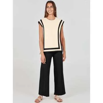 ANRABESS Casual Summer Lounge Set for Women Stylish 2025