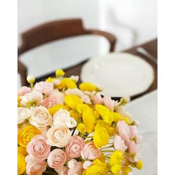 Letjolt Ranunculus Flowers for Weddings & Home Decor