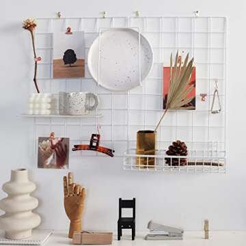 Functional FRIADE Wall Grid Panel for Stylish Display