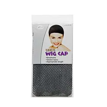 Blisstime Pack of 3 Wig Cap Open End Black Mesh Net Liner Weaving Cap