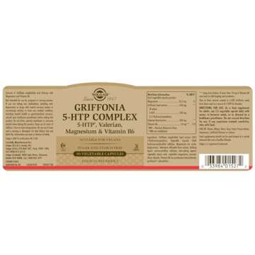 Solgar 5-HTP 100 mg, 90 Vegetable Capsules - Promotes Relaxation - Positive Mood & Stress Support - ...