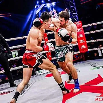 FLUORY Muay Thai Fight Shorts,MMA Shorts Clothing Training Cage Fighting Grappling Martial Arts Kickboxing Shorts Clothing