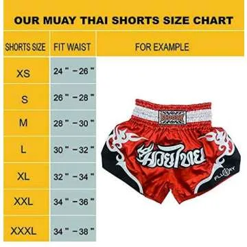 FLUORY Muay Thai Fight Shorts,MMA Shorts Clothing Training Cage Fighting Grappling Martial Arts Kickboxing Shorts Clothing