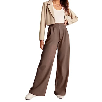 KUNMI Women's Wide Leg Pants - Stylish & Comfortable Design
