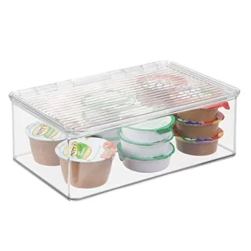 iDesign Clear BPA-Free Kitchen Storage Organizer Bin