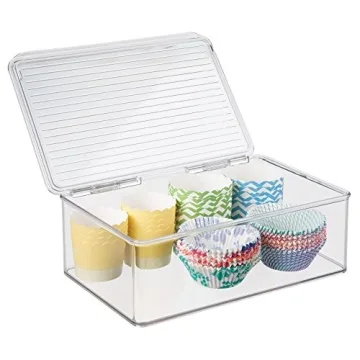 iDesign Clear BPA-Free Kitchen Storage Organizer Bin