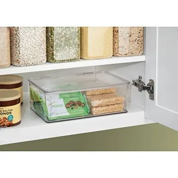 iDesign Clear BPA-Free Kitchen Storage Organizer Bin