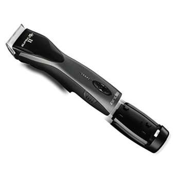 Andis 79005 Supra ZR II Cordless Rechargeable Hair & Beard Trimmer, Detachable Blade Clipper, Lithium-Ion Powerful Battery, Black - Pack of 1
