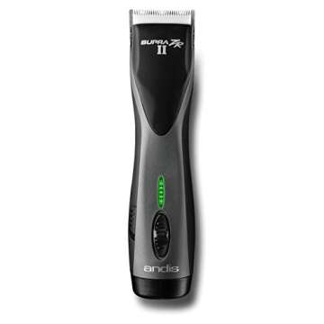 Andis 79005 Supra ZR II Cordless Rechargeable Hair & Beard Trimmer, Detachable Blade Clipper, Lithium-Ion Powerful Battery, Black - Pack of 1